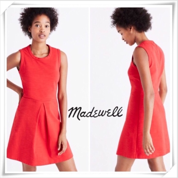 Madewell Dresses & Skirts - Madewell Afternoon Stretch A-Line Dress Red